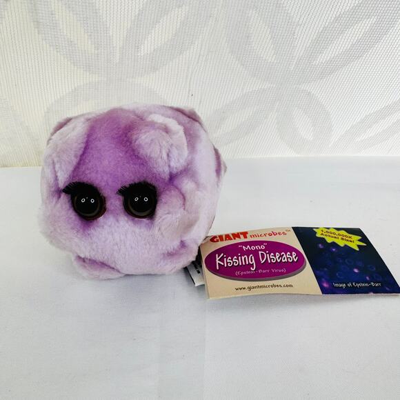 GIANTmicrobes Kissing Mono Disease Plush NWT - Picture 11 of 12